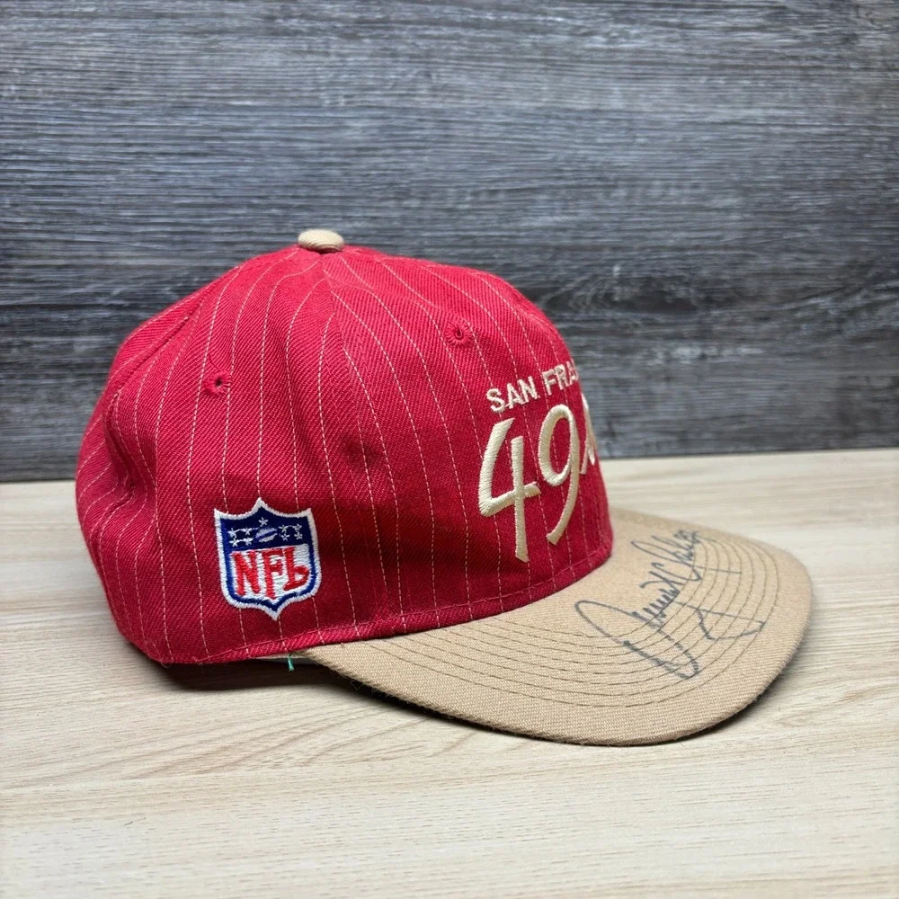 Vintage San Francisco 49ers Hat Sports Specialties Script Pinstripe Dwight Clark